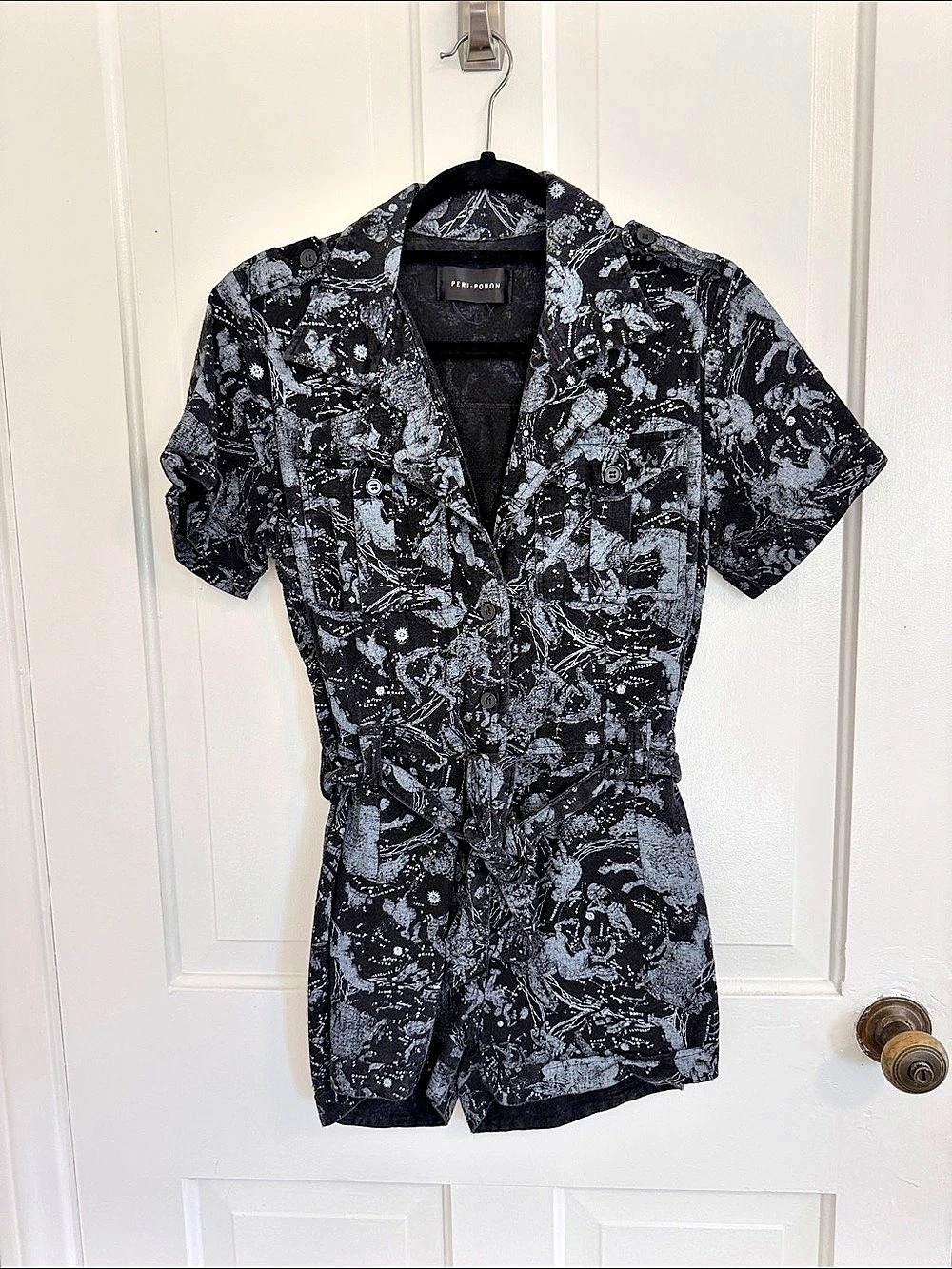 Printed Romper Like New